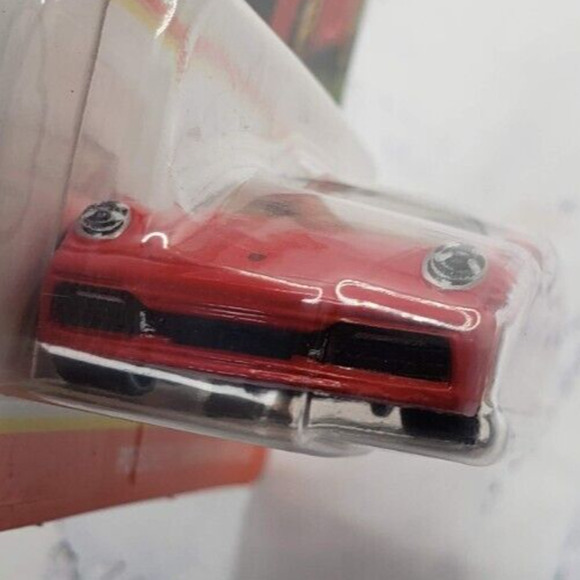Matchbox Porsche 911 Carrera Cabriolet Red W/ Bronze 10 Spoke Wheels SHORT CARD - Picture 5 of 8